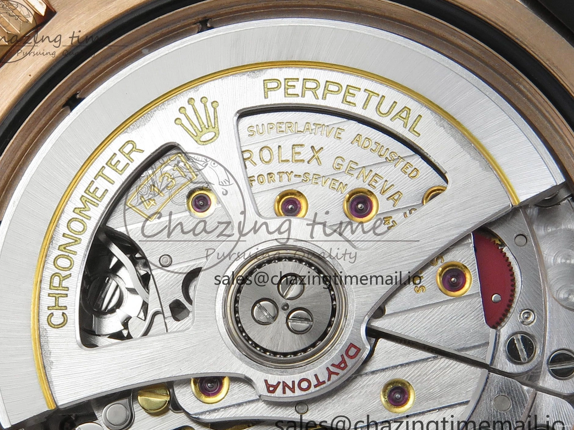 RG Oysterflex Edition 126515 VSF Daytona on 1:1 VS4131 (Weighted) Strap Dial Black V2 Best 0120